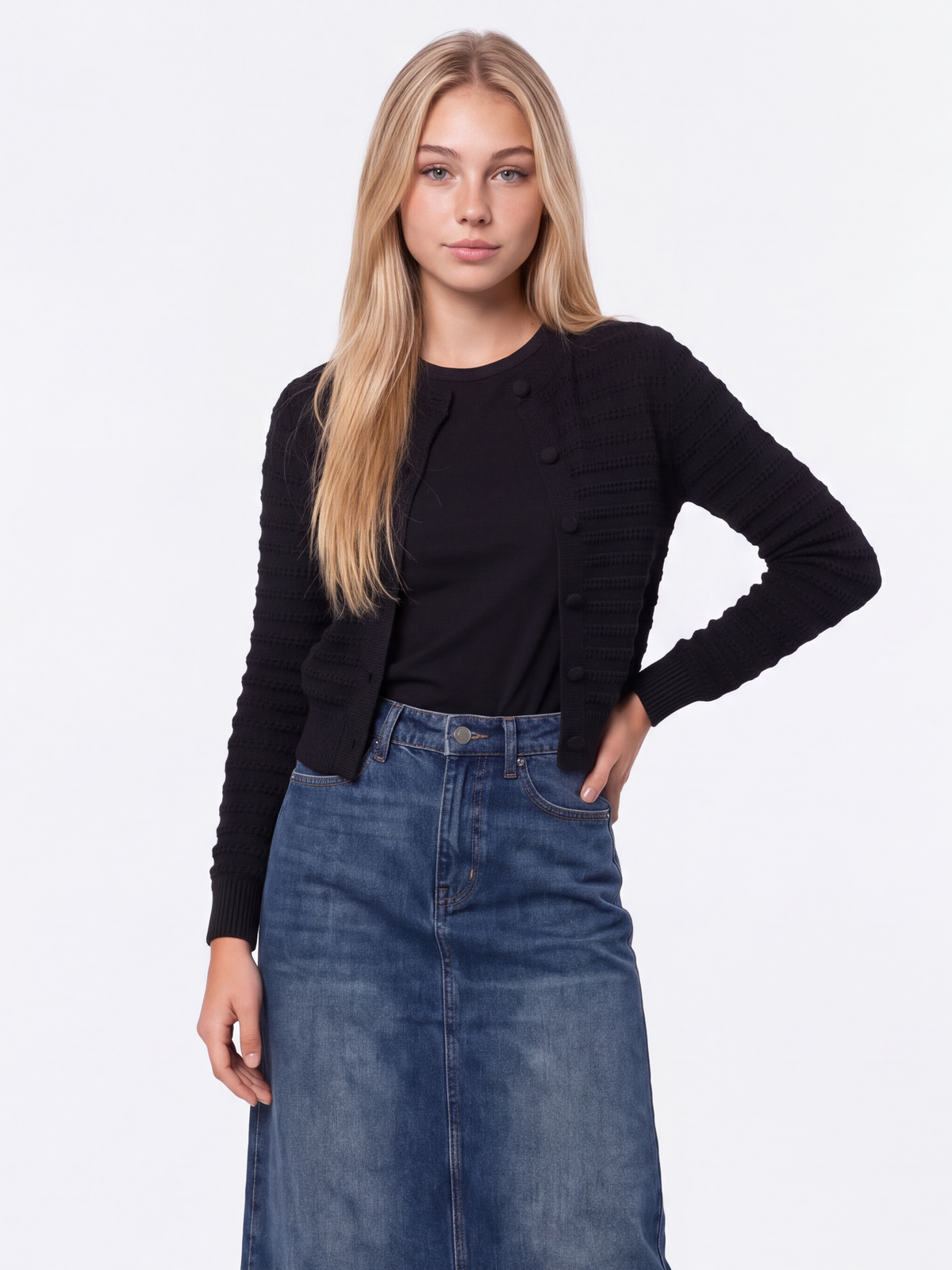 Lucca Cardigan (Black)