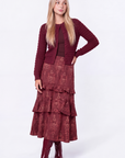 Lucca Cardigan (Raspberry)