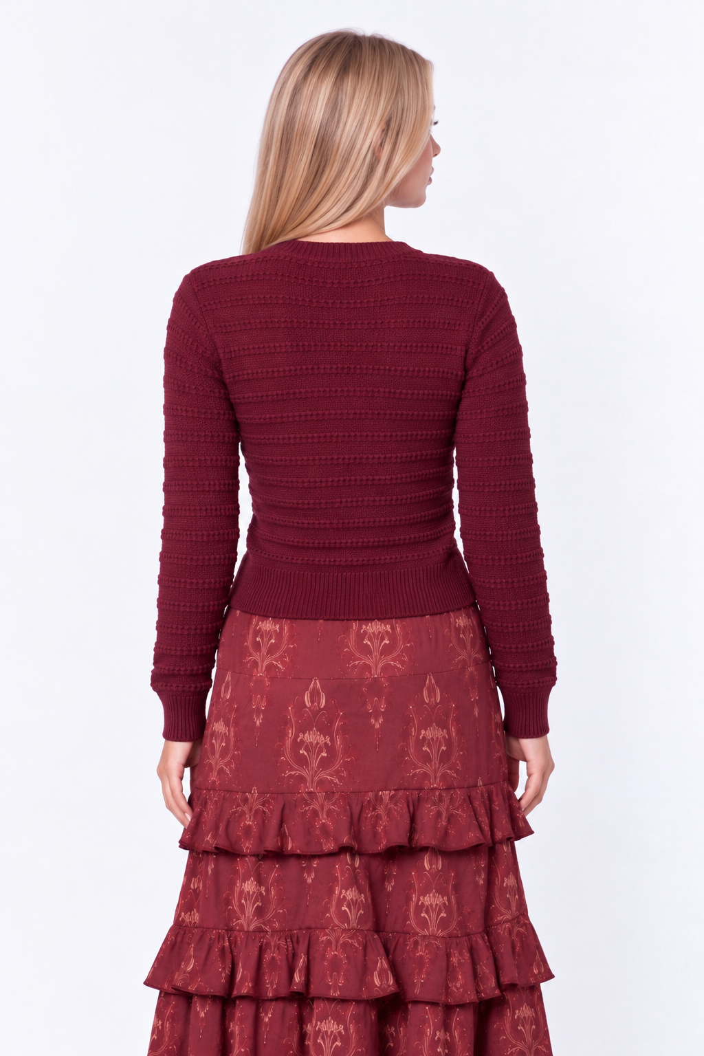 Lucca Cardigan (Raspberry)