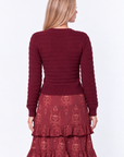 Lucca Cardigan (Raspberry)