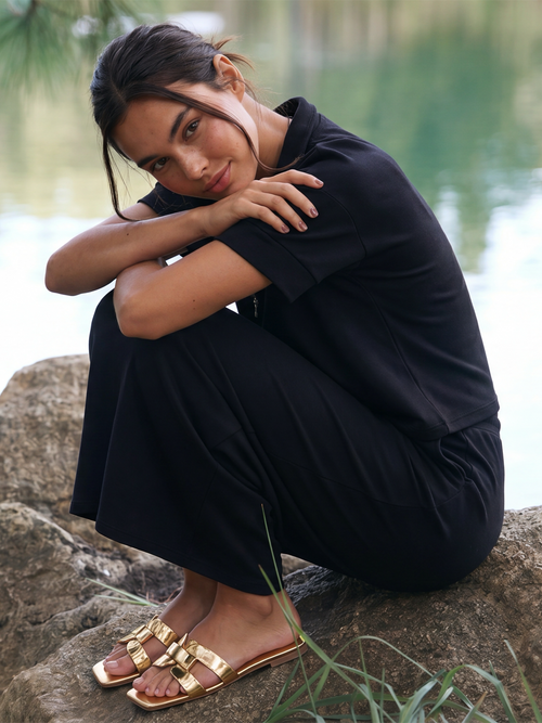 Mina Skirt 35" (Black)