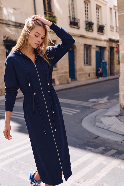 Mina Dress 50" (Navy)