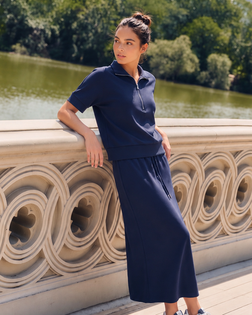 Mina Skirt 35" (Navy)