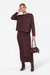 Medina Skirt (Dark Brown)