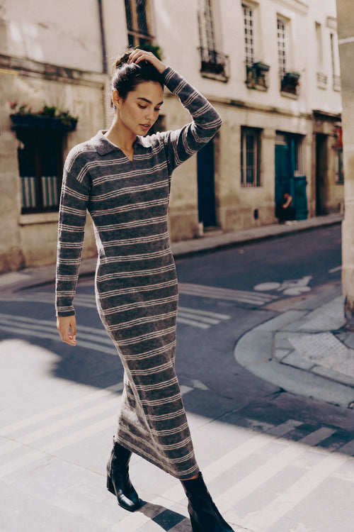 Heron Dress (Grey)