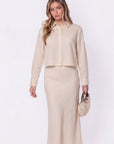 Anita Skirt (Khaki Stripe)