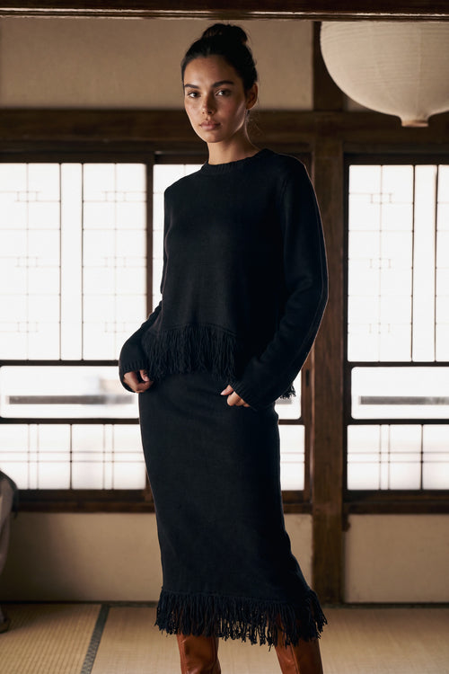 Perry Top (Black) + Perry Skirt (Black)
