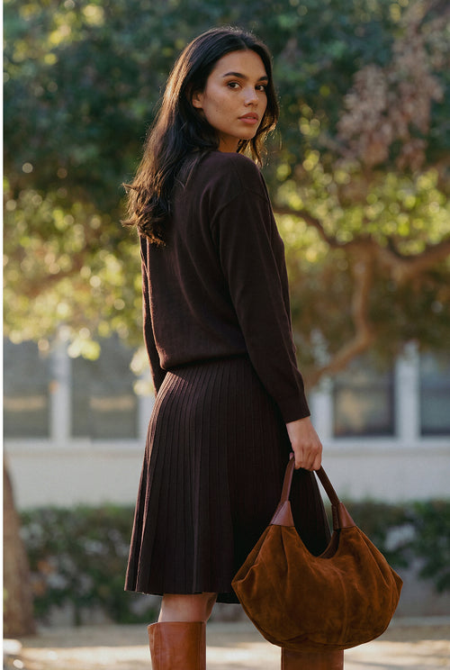 Irina Top (Brown) + Irina Skirt (Brown)