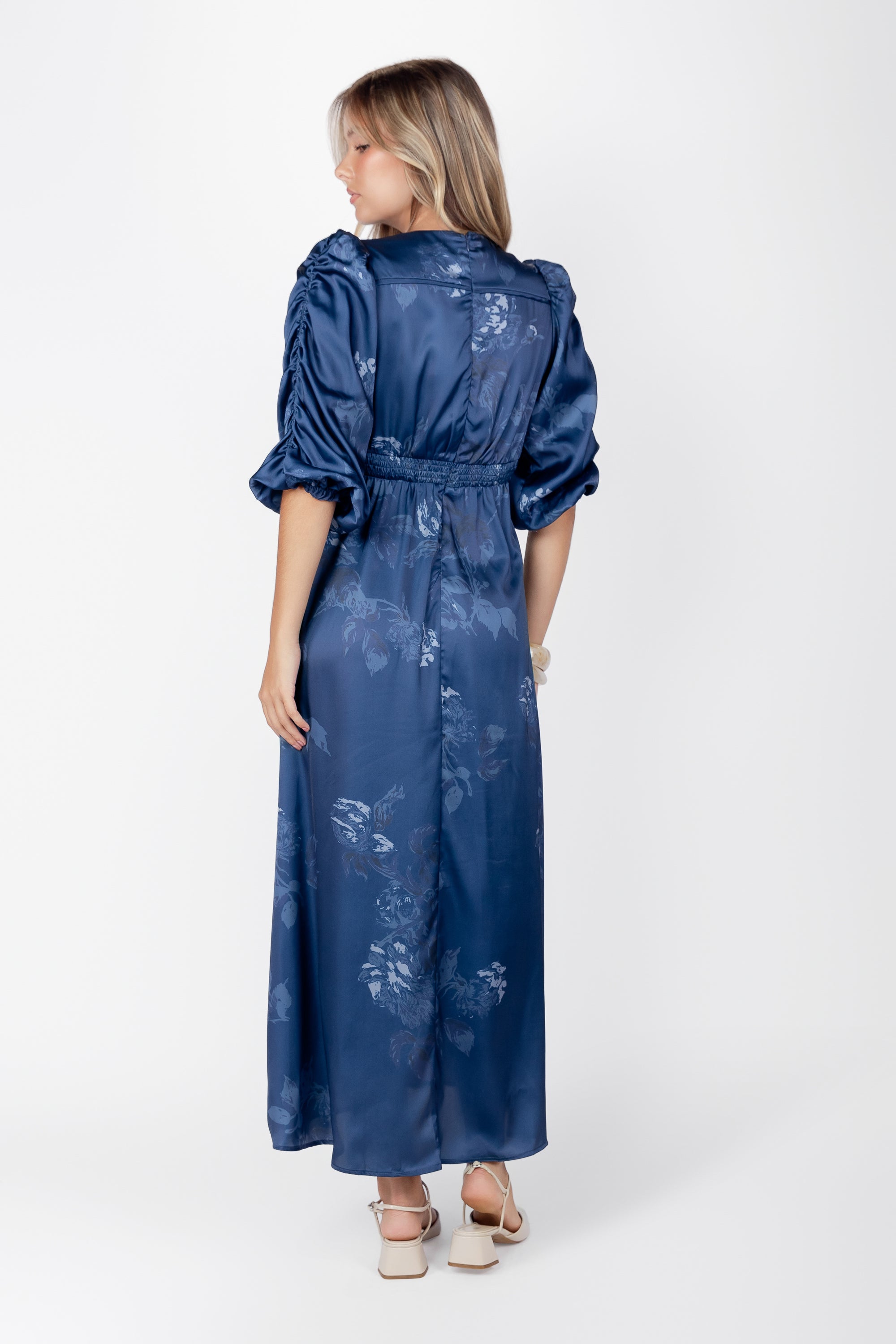 Patricia Dress (Green Pattern)