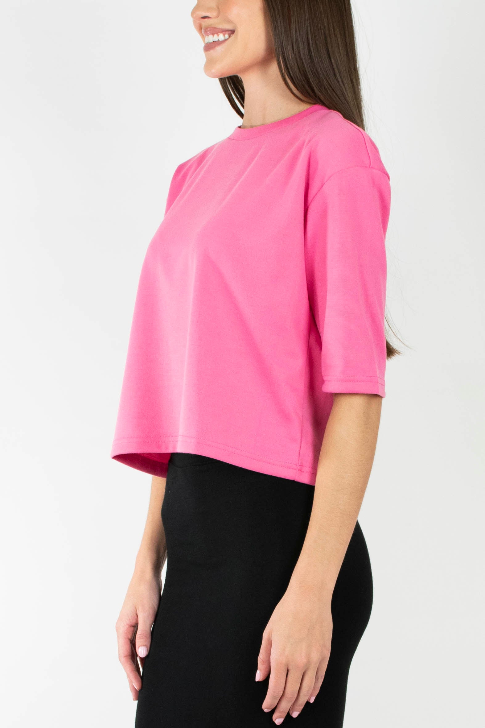 REMI TEE PLAIN (PINK)