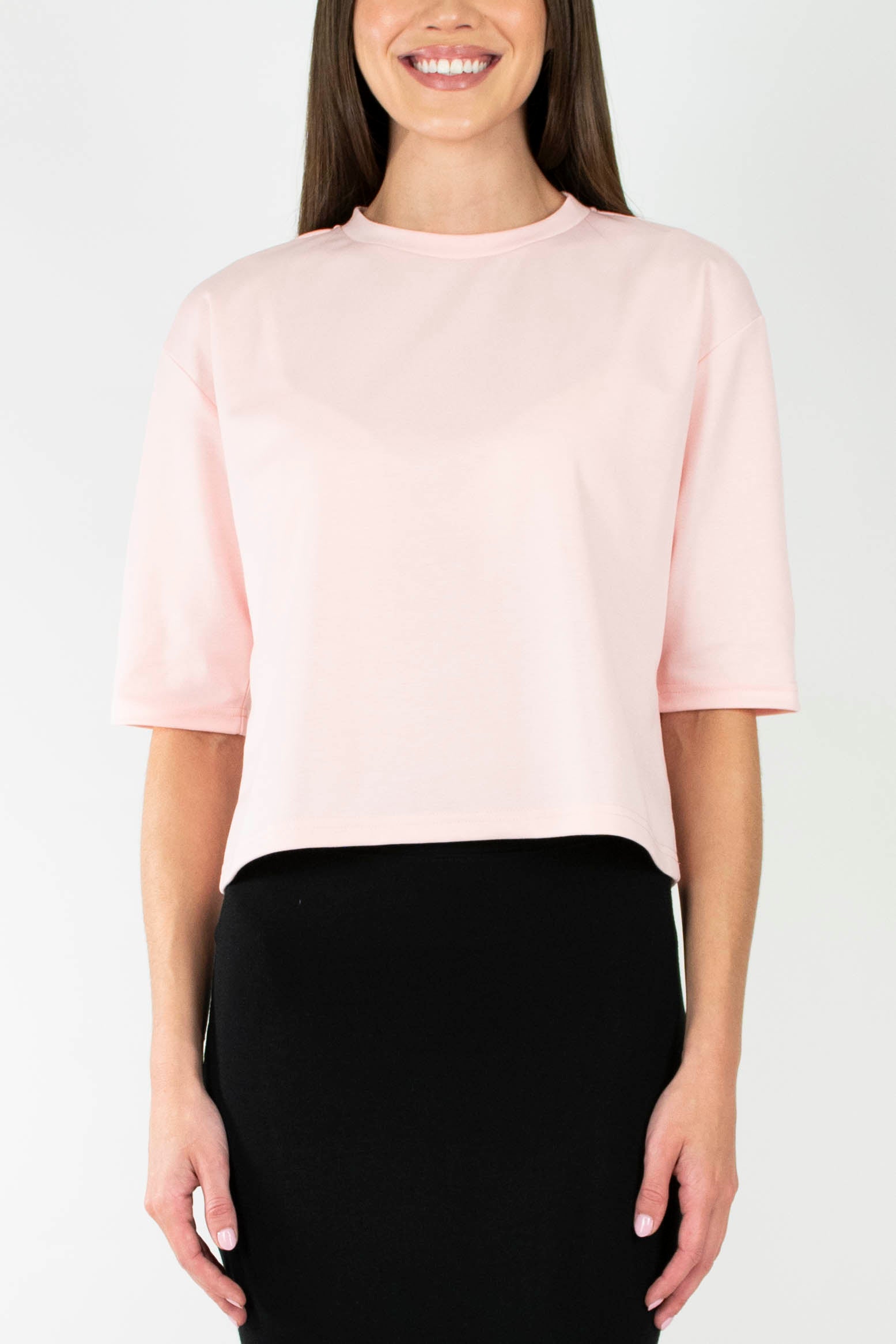 REMI TEE PLAIN (LIGHT PINK)