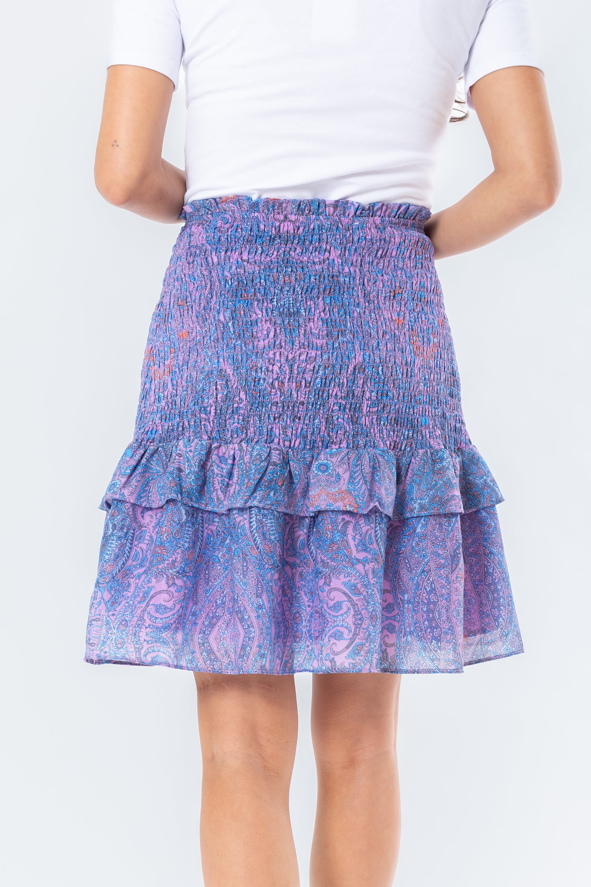 EMILY SKIRT (LILAC/NAVY) 18&quot;