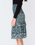 EMILY SKIRT (GREEN/MULTI) 23"