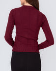 CLAIRE TOP (Burgundy)