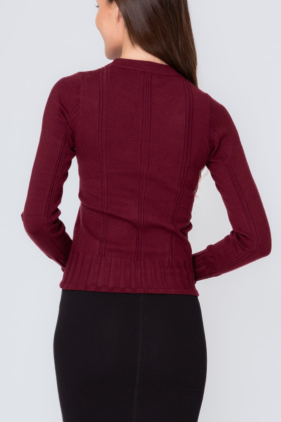 CLAIRE TOP (Burgundy)