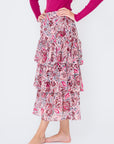 AIDA SKIRT (Burgundy)