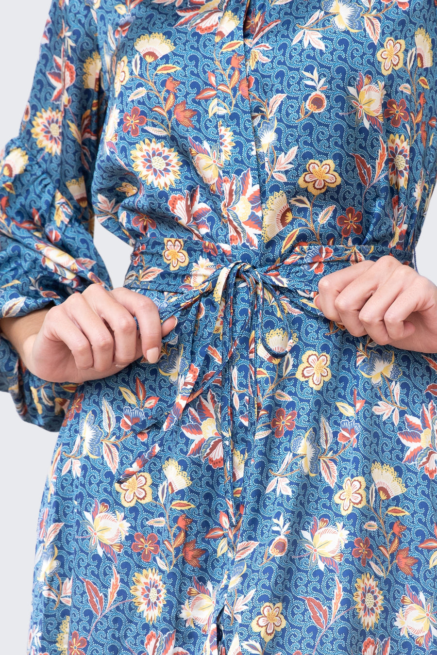 ALICE DRESS (BLUE/YELLOW)