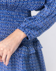 EMILY DRESS Long Sleeve (BLUE) 37"