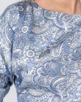 SYDNEY DRESS (BLUE/GRAY)