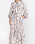 ALICE DRESS Long Sleeve (IVORY FLOWER)