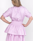 ZENA DRESS Short Sleeve (LIGHT LILAC) 36"