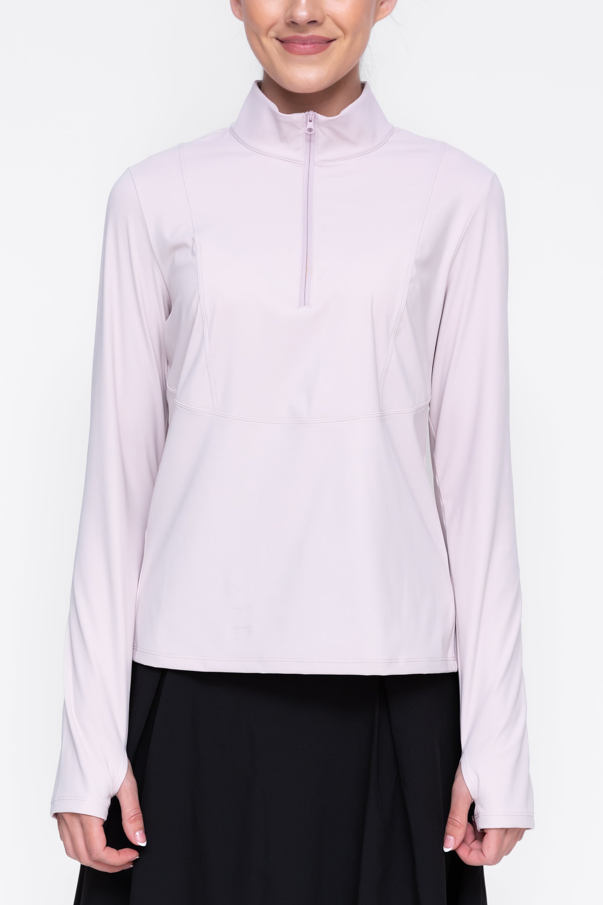 EXCEL HALF ZIP (PINK) - Yakira Bella