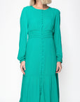 GWENYTH DRESS PETITE (GREEN) 44"