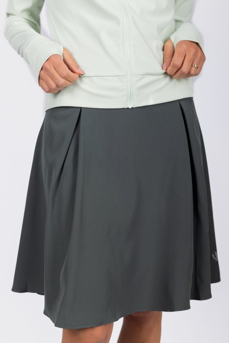 Achieve Skirt 20&quot; (Dark Green) - Skirt - Yakira Bella