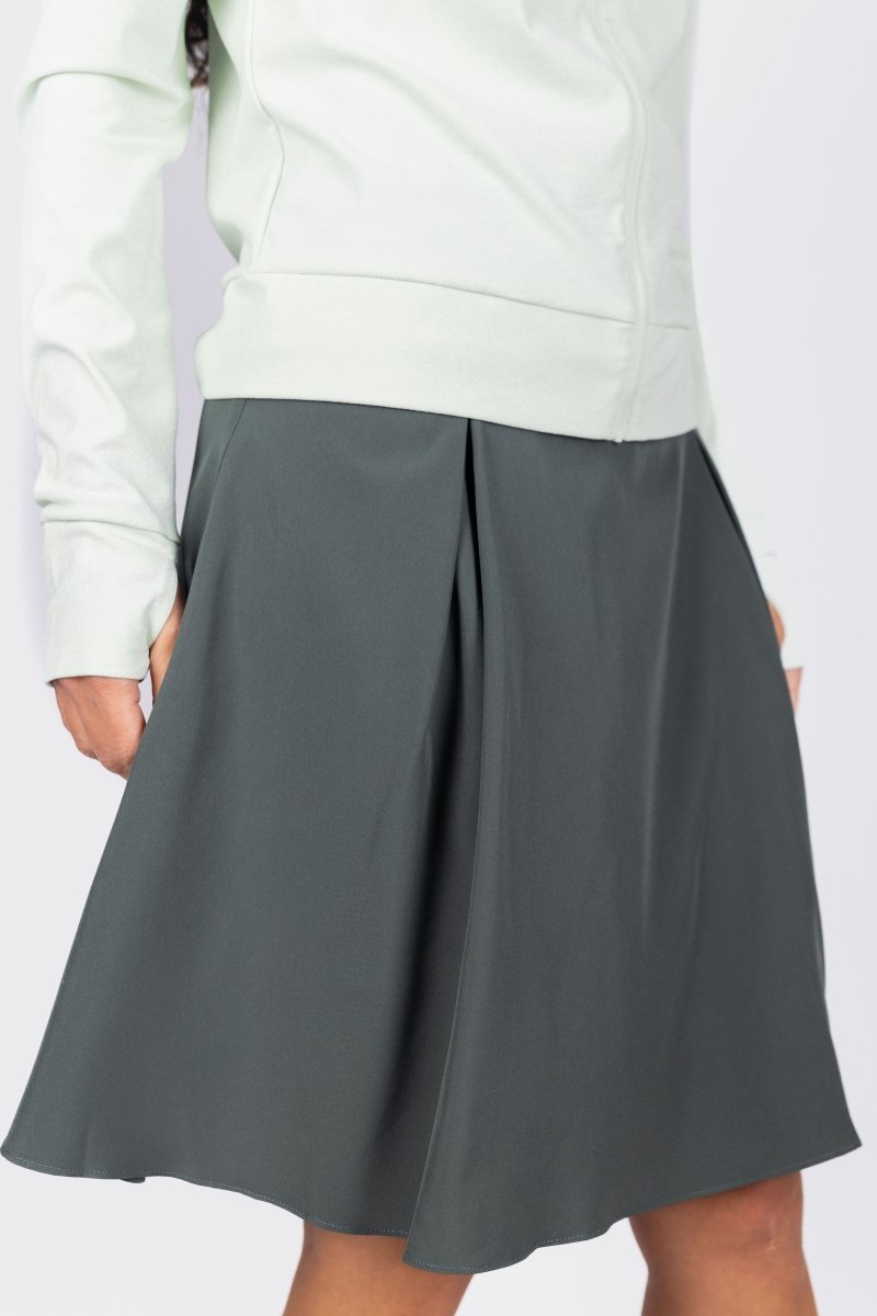 Achieve Skirt 20&quot; (Dark Green) - Skirt - Yakira Bella