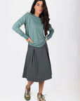 Achieve Skirt 23" (Dark Green) - Skirt - Yakira Bella