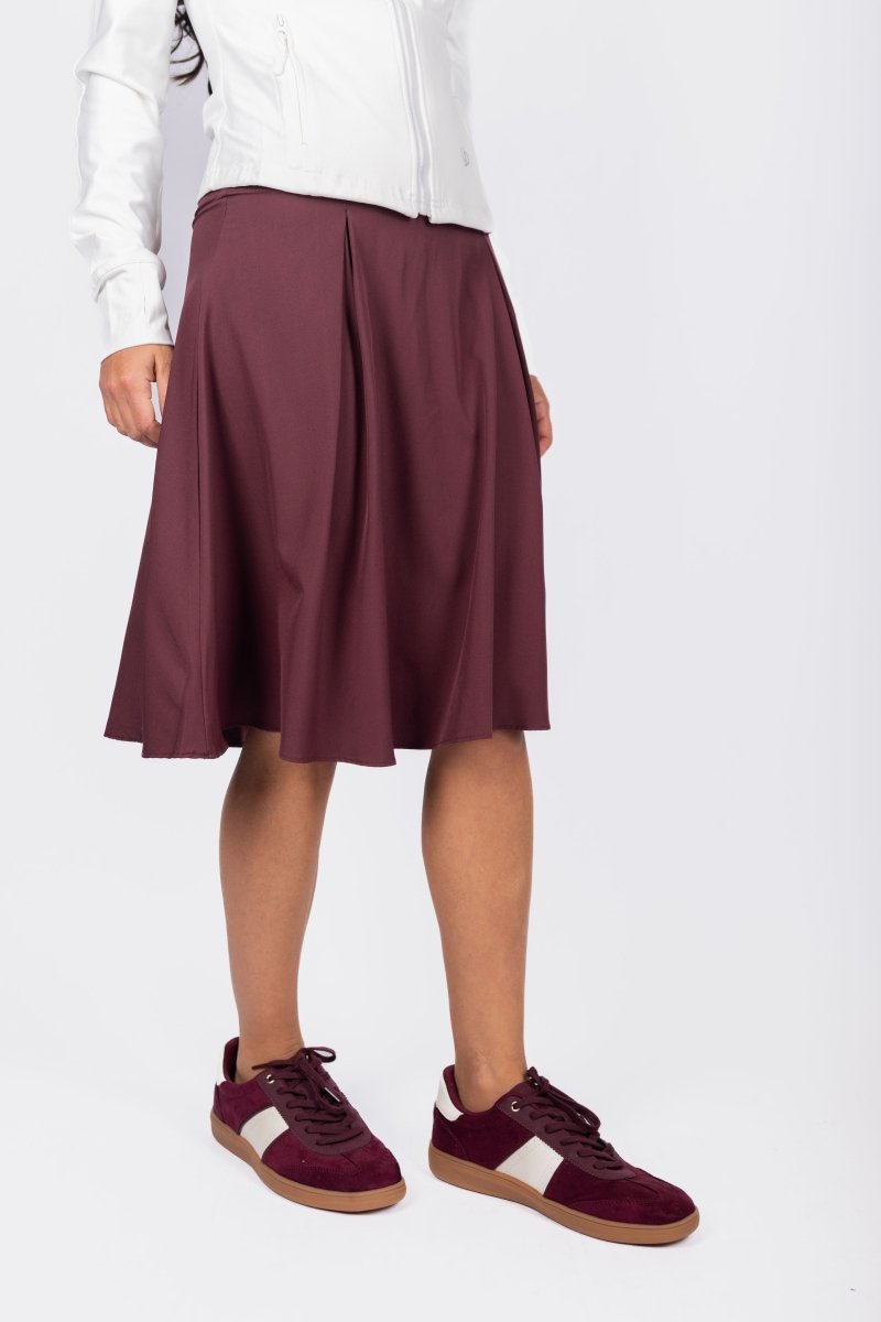 Achieve Skirt 23&quot; (Plum) - Skirt - Yakira Bella