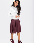 Achieve Skirt 23" (Plum) - Skirt - Yakira Bella