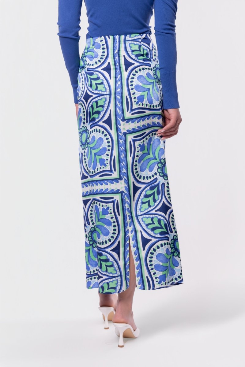 Adalyn Skirt (Blue Green) - Skirt - Yakira Bella