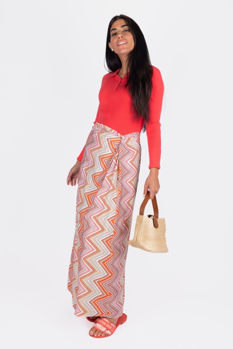 ADALYN SKIRT (ORANGE) - Skirt - Yakira Bella