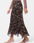 Aimee Skirt (Black Pattern) - Skirt - Yakira Bella