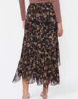 Aimee Skirt (Black Pattern) - Skirt - Yakira Bella