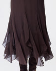 Aimee Skirt (Dark Brown) - Skirt - Yakira Bella