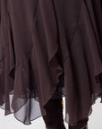 Aimee Skirt (Dark Brown) - Skirt - Yakira Bella