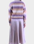 ALAIA SWEATER (BEIGE/PURPLE) - Top - Yakira Bella