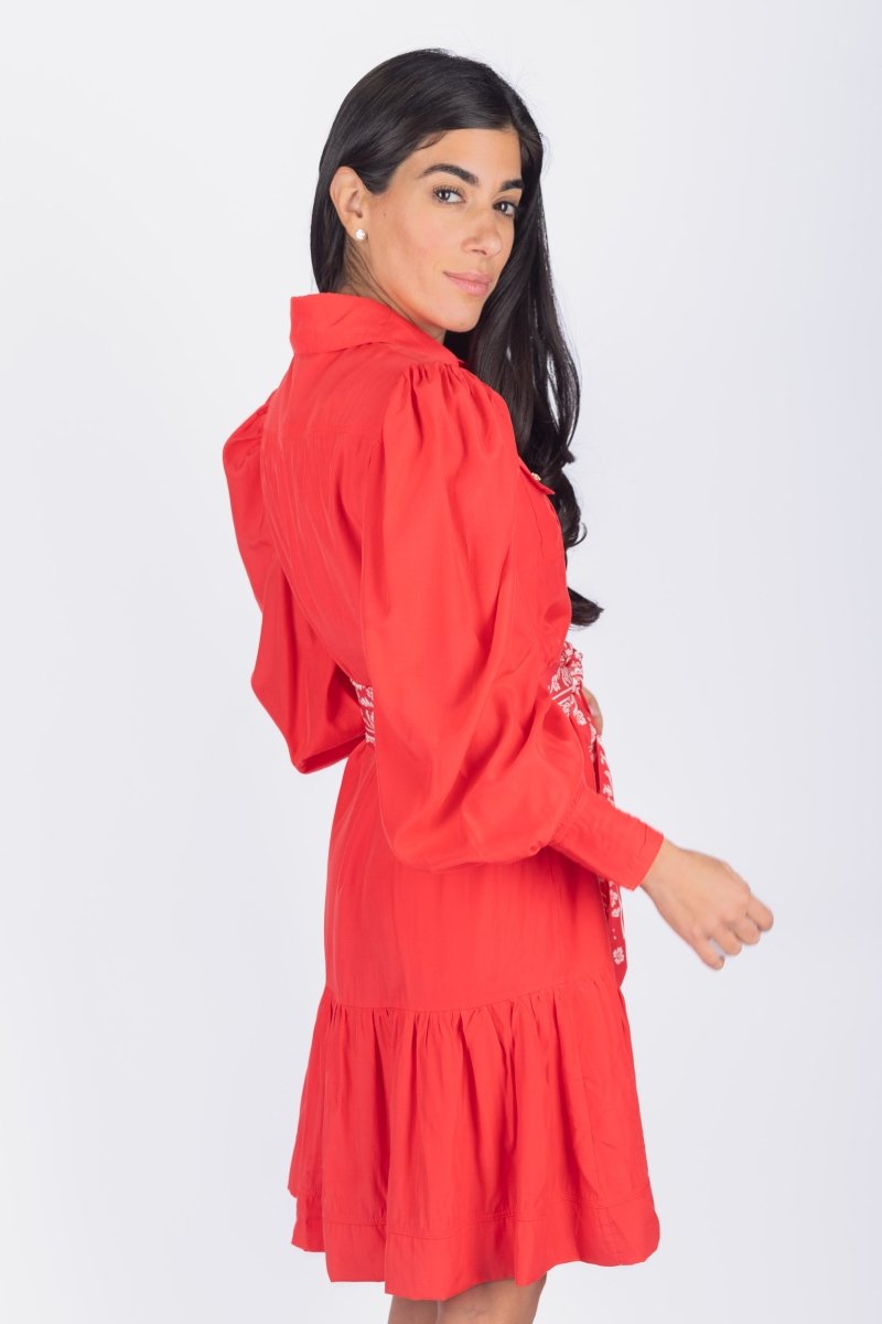 ALEX DRESS 37&quot; (RED) - Dress - Yakira Bella