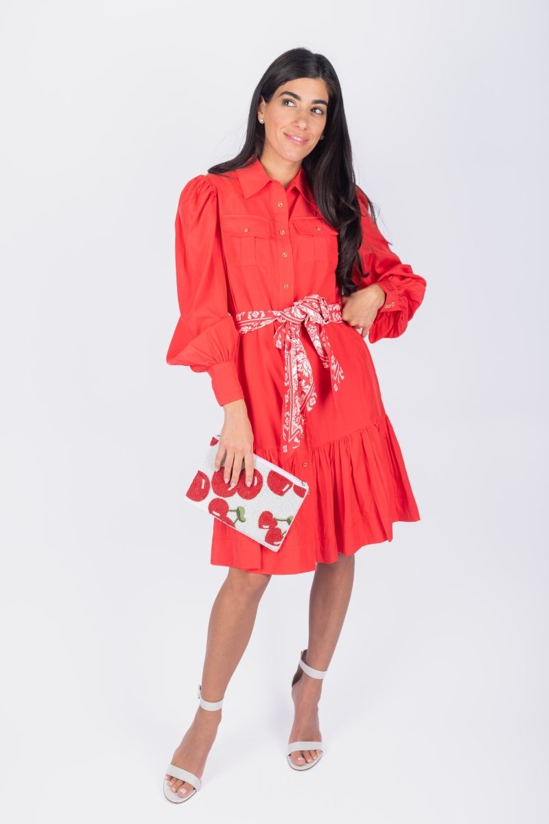 ALEX DRESS 37" (RED) - Dress - Yakira Bella