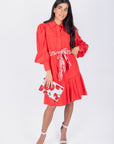 ALEX DRESS 37" (RED) - Dress - Yakira Bella