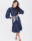 ALEX DRESS 41" (NAVY) - Dress - Yakira Bella