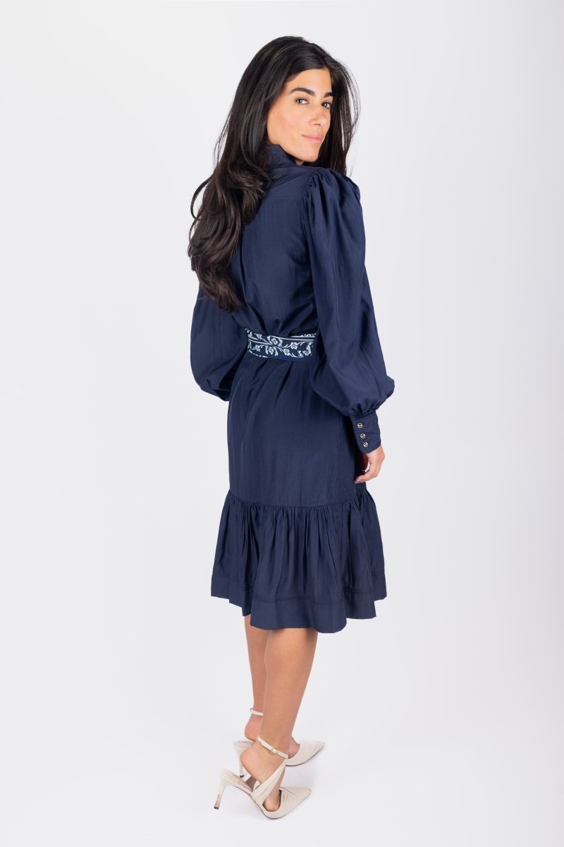 ALEX DRESS 41&quot; (NAVY) - Dress - Yakira Bella