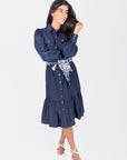 ALEX DRESS 41" (NAVY) - Dress - Yakira Bella