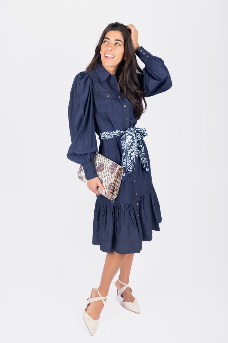 ALEX DRESS 41" (NAVY) - Dress - Yakira Bella