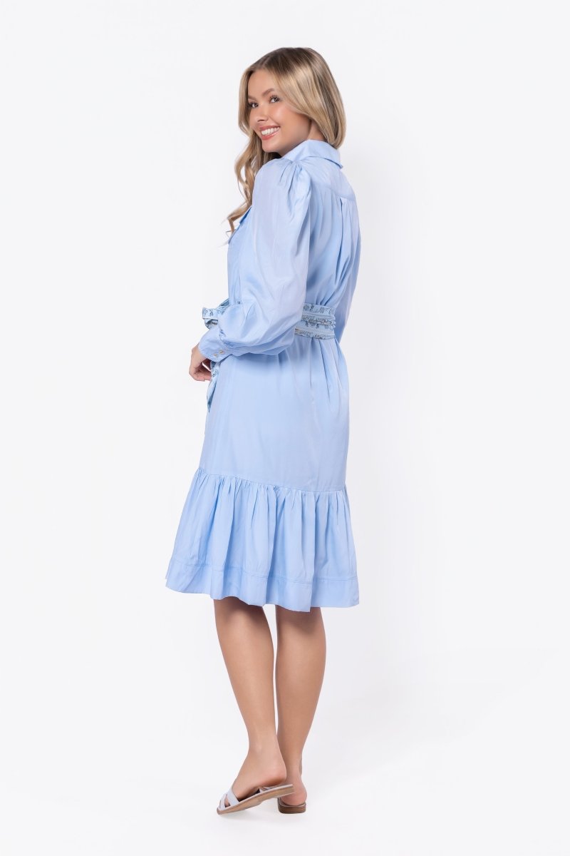 Alex Dress 42" (Light Blue) - Dress - Yakira Bella