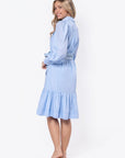 Alex Dress 42" (Light Blue) - Dress - Yakira Bella