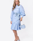 Alex Dress 42" (Light Blue) - Dress - Yakira Bella