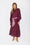 Alex Dress 53" (Burgundy) - Dress - Yakira Bella